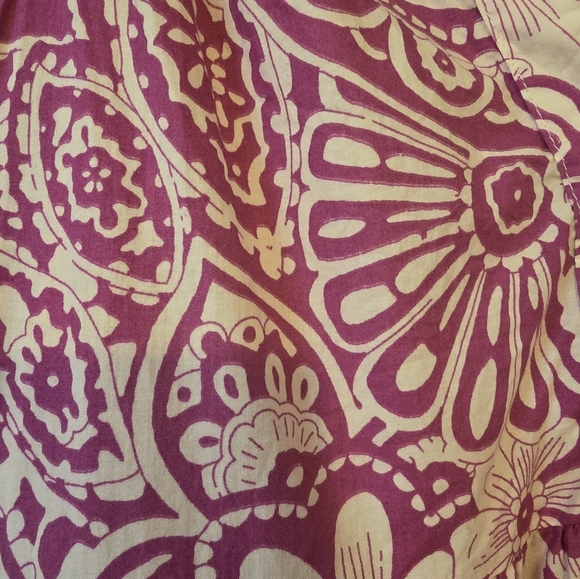 Umgee Vibrant Pink and Cream Patterned Mini Dress - Picture 8 of 8